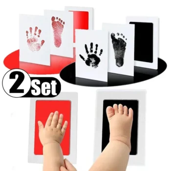 Baby Non-toxic Handprint Footprints Ink Pads Souvenirs